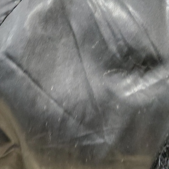 Vintage 80s Retro Faux Mongolian Persian Lamb Black Fur Cape O/S - Picture 7 of 8